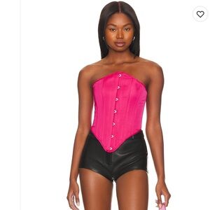 NBD Claudia Corset Top in Party Pink